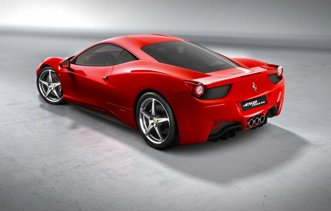 Ferrari 458 de profil