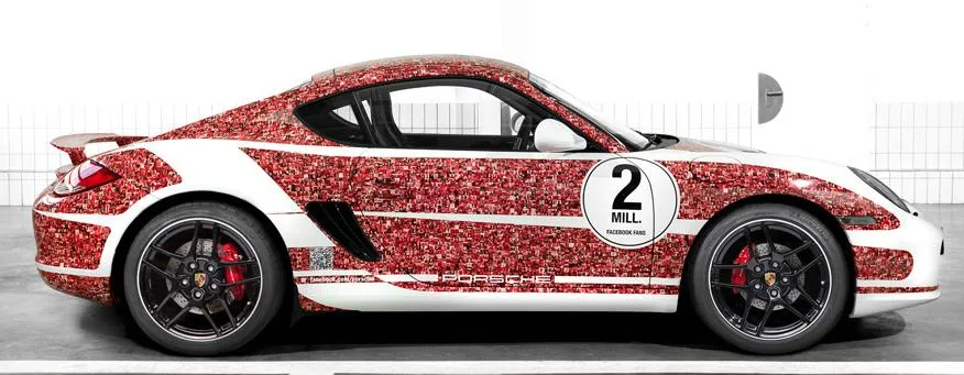 2 millions de fan Facebook pour Porsche, et un Cayman S pour fêter ça — photo 1