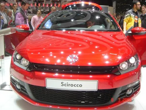Volkswagen Scirocco 2008 rouge