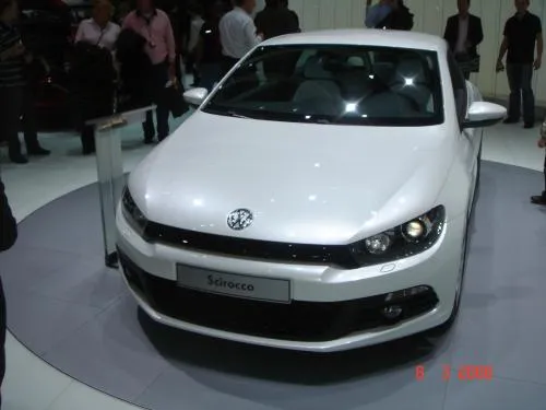 Volkswagen scirocco Blanche 2008