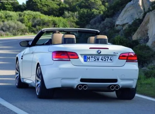 bmw m3 cabriolet blanc 2008